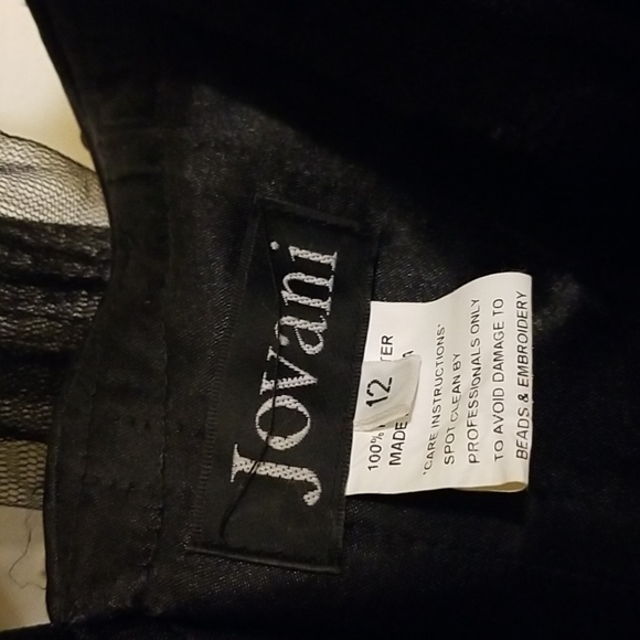 Multi colored sequined evening gown - Picture 3 of 7